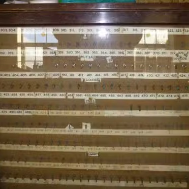 Large Antique Key Cabinet – Wall-Mounted Storage with Character — photo 2 of 2