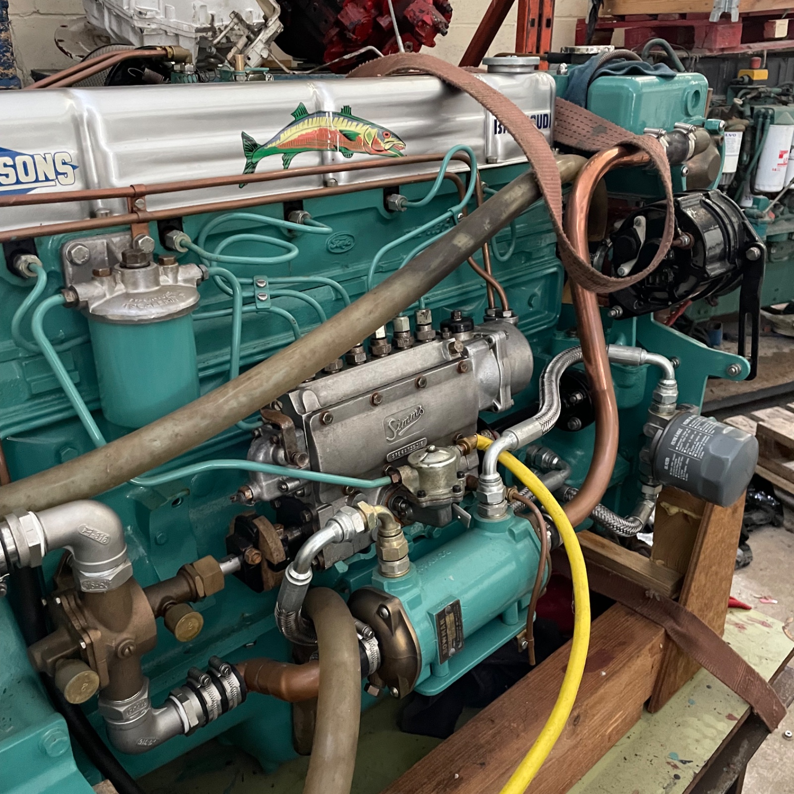 1961 Akerboom Sedan Cruiser “NOORDWYK” – Rare Heritage Project For Sale | Includes fully restored Parsons Barracuda Marine Engines — photo 6 of 7
