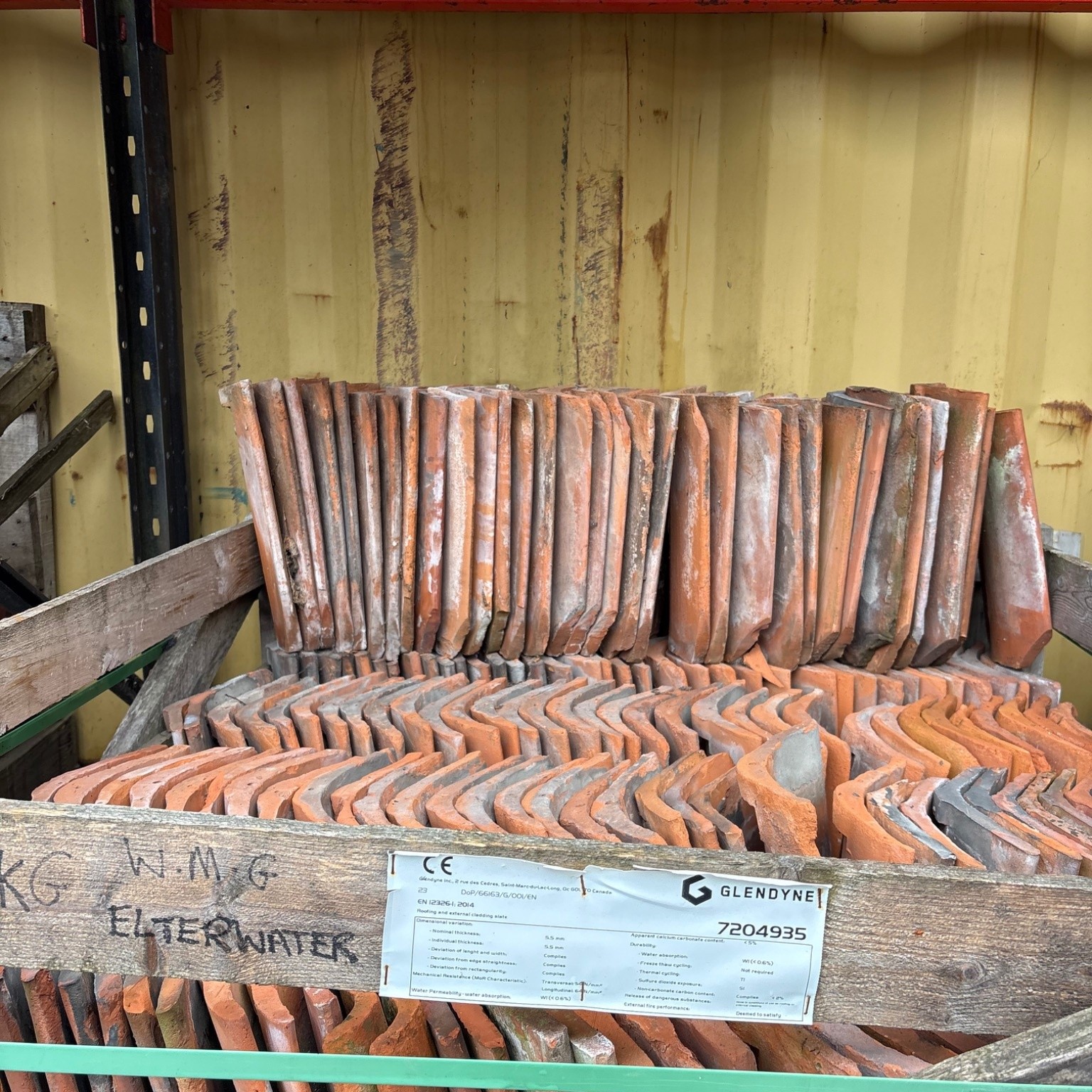 Reclaimed Red Clay Interlocking Roof Tiles – Large Batch