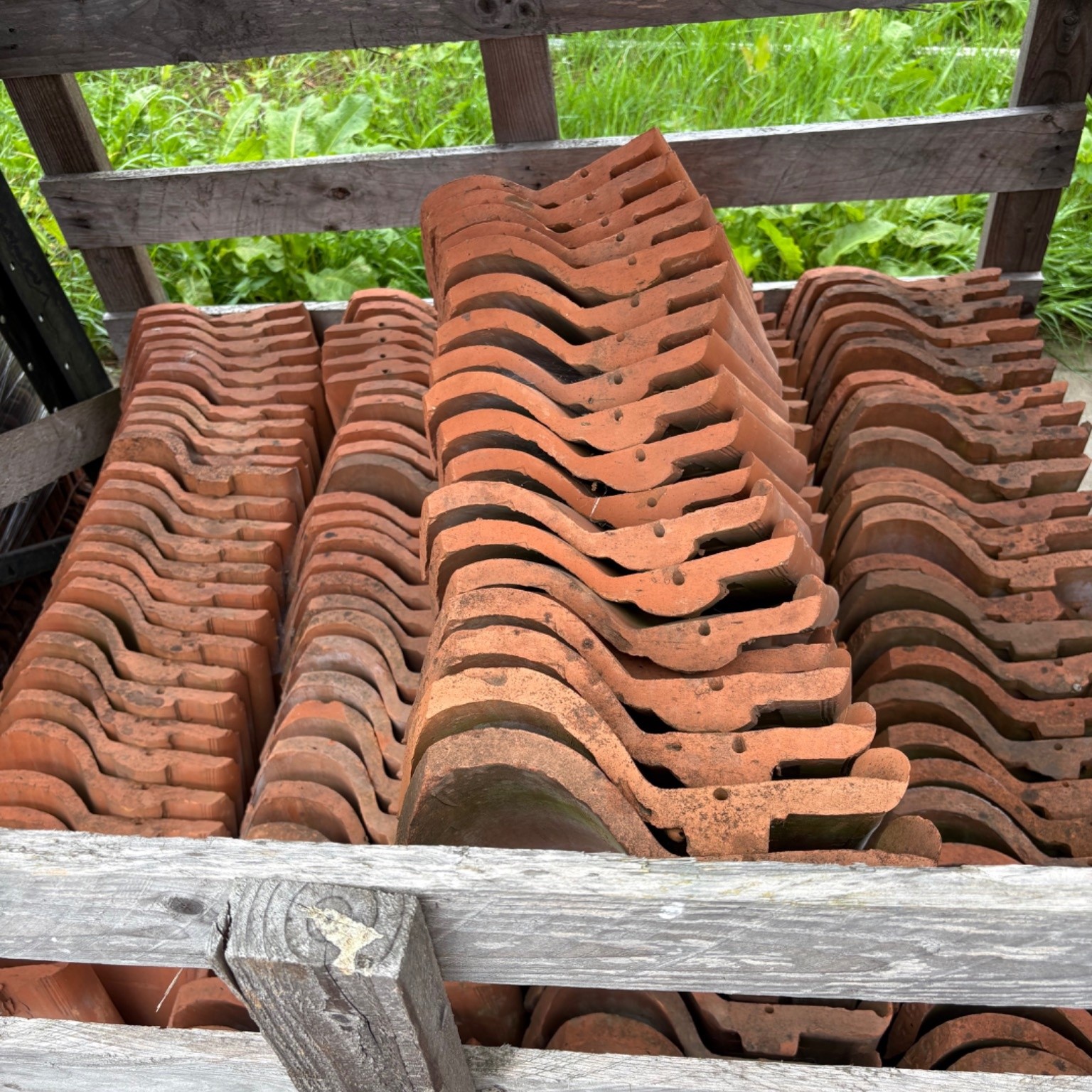 Reclaimed Terracotta Clay Pantiles – Large Batch