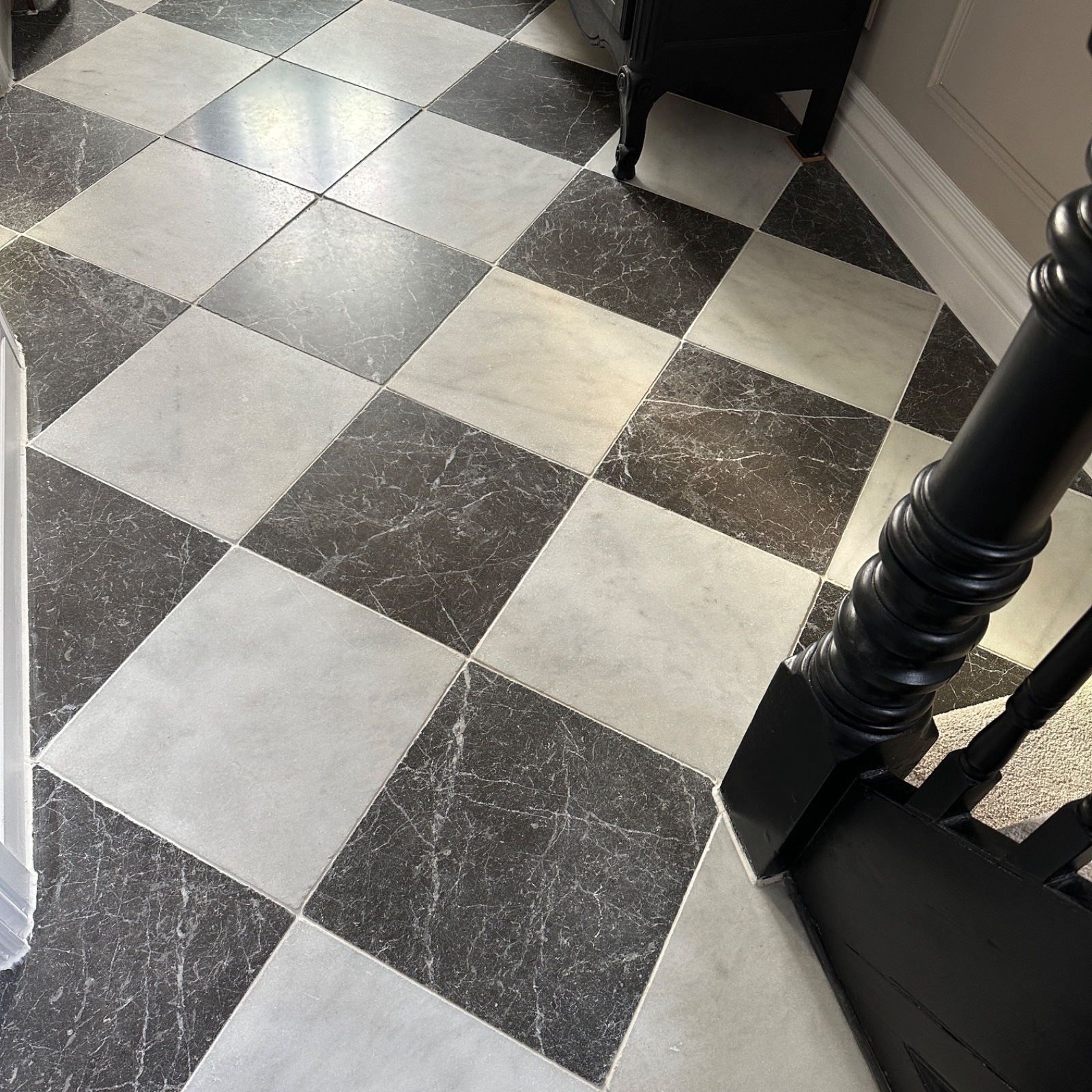 Parisian Chequer Marble Tiles (Floors of Stone)