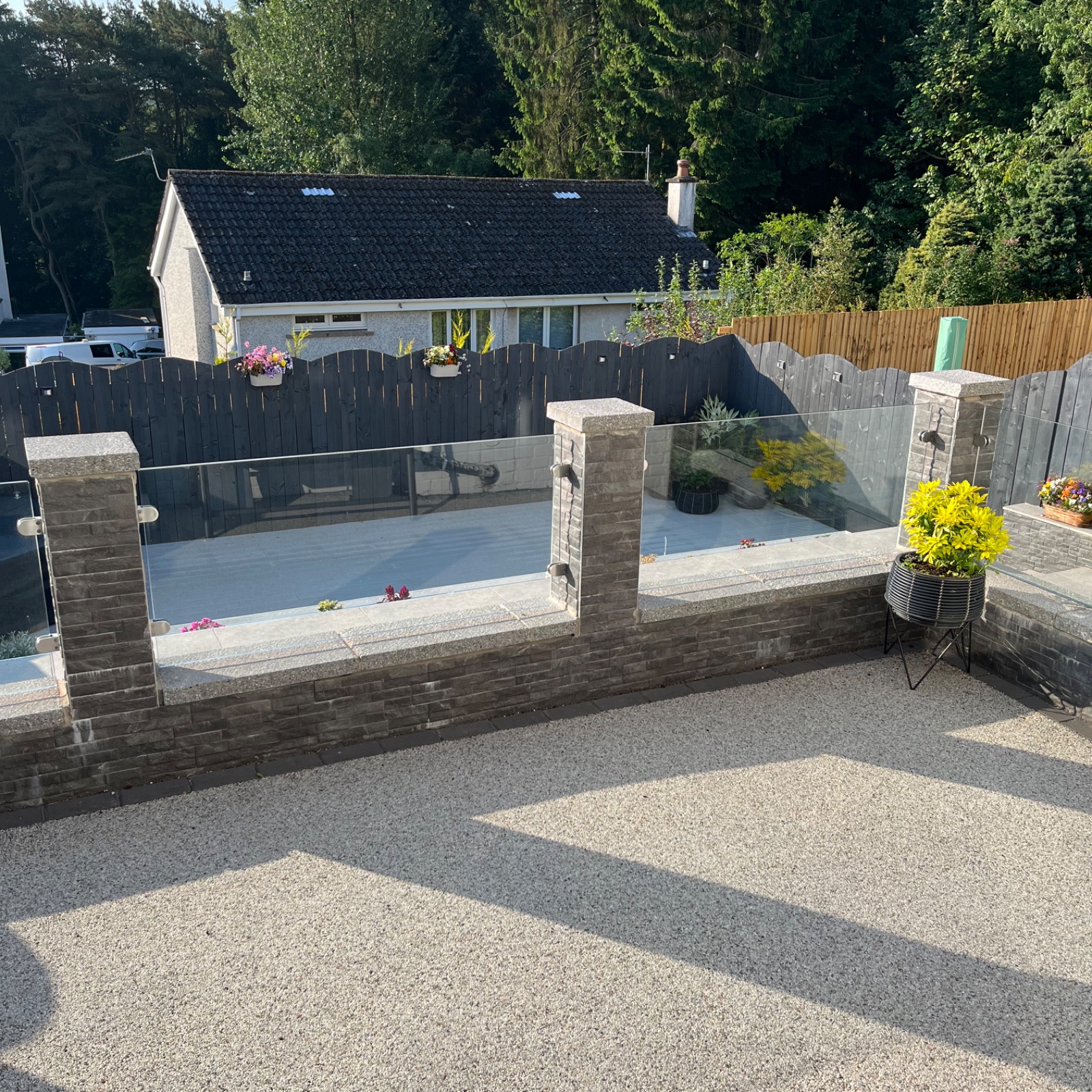11 mm toughened glass panels x 4