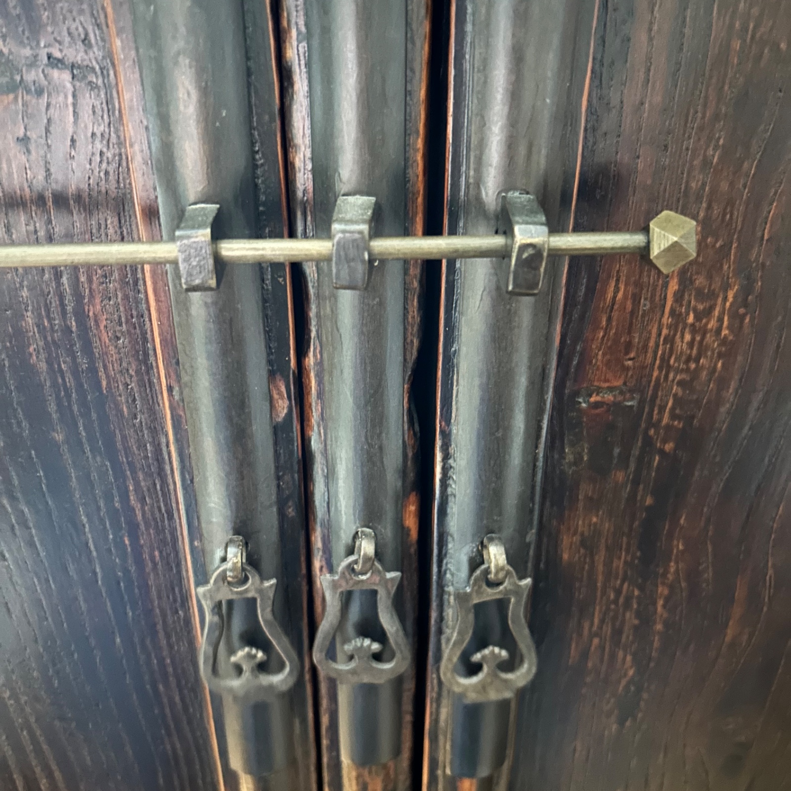 Antique Large Tapered Chinese Cabinet — photo 5 of 8